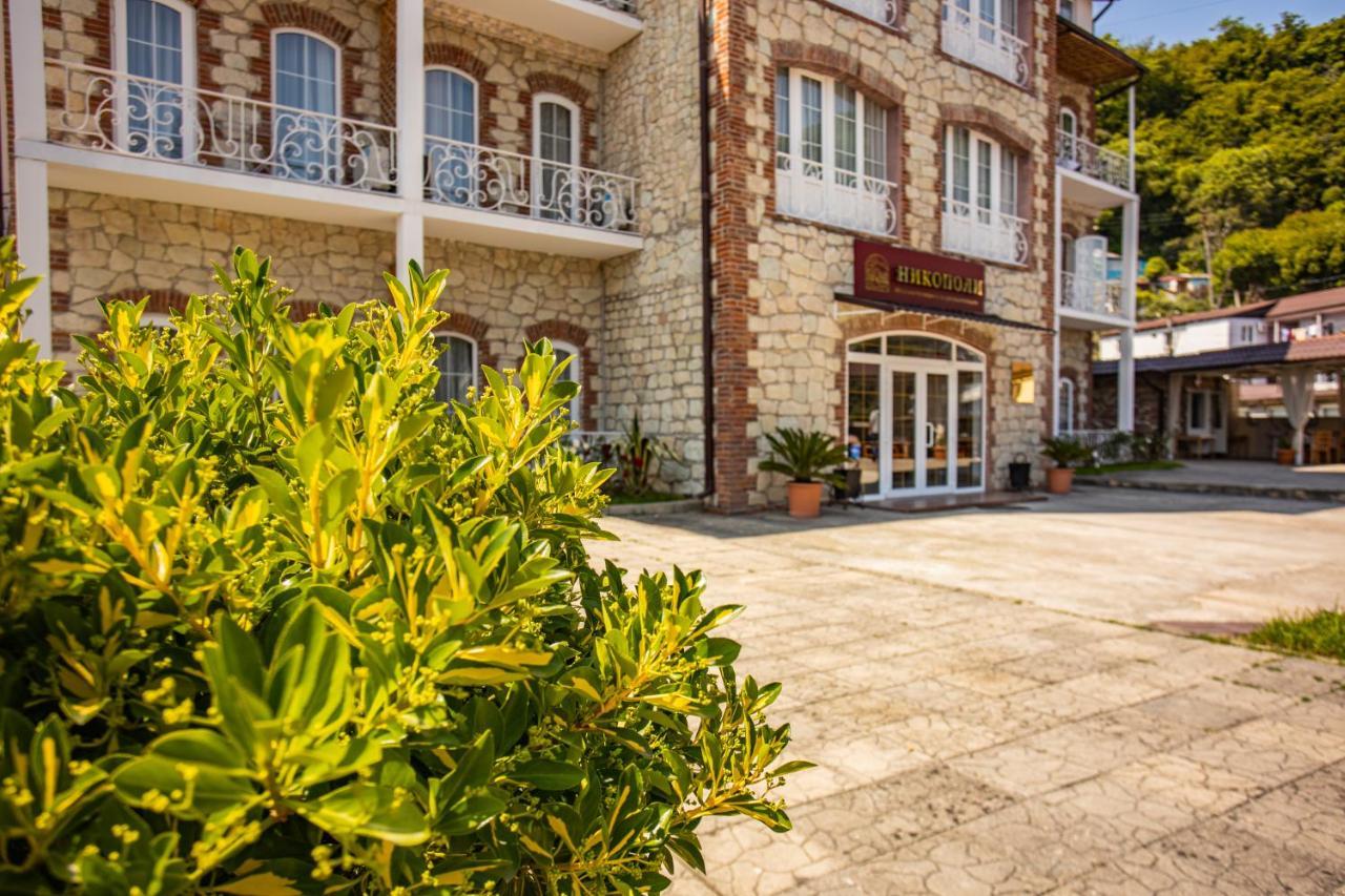 Hotel Nikopoli On Vodopadnaya 21А New Athos Eksteriør billede